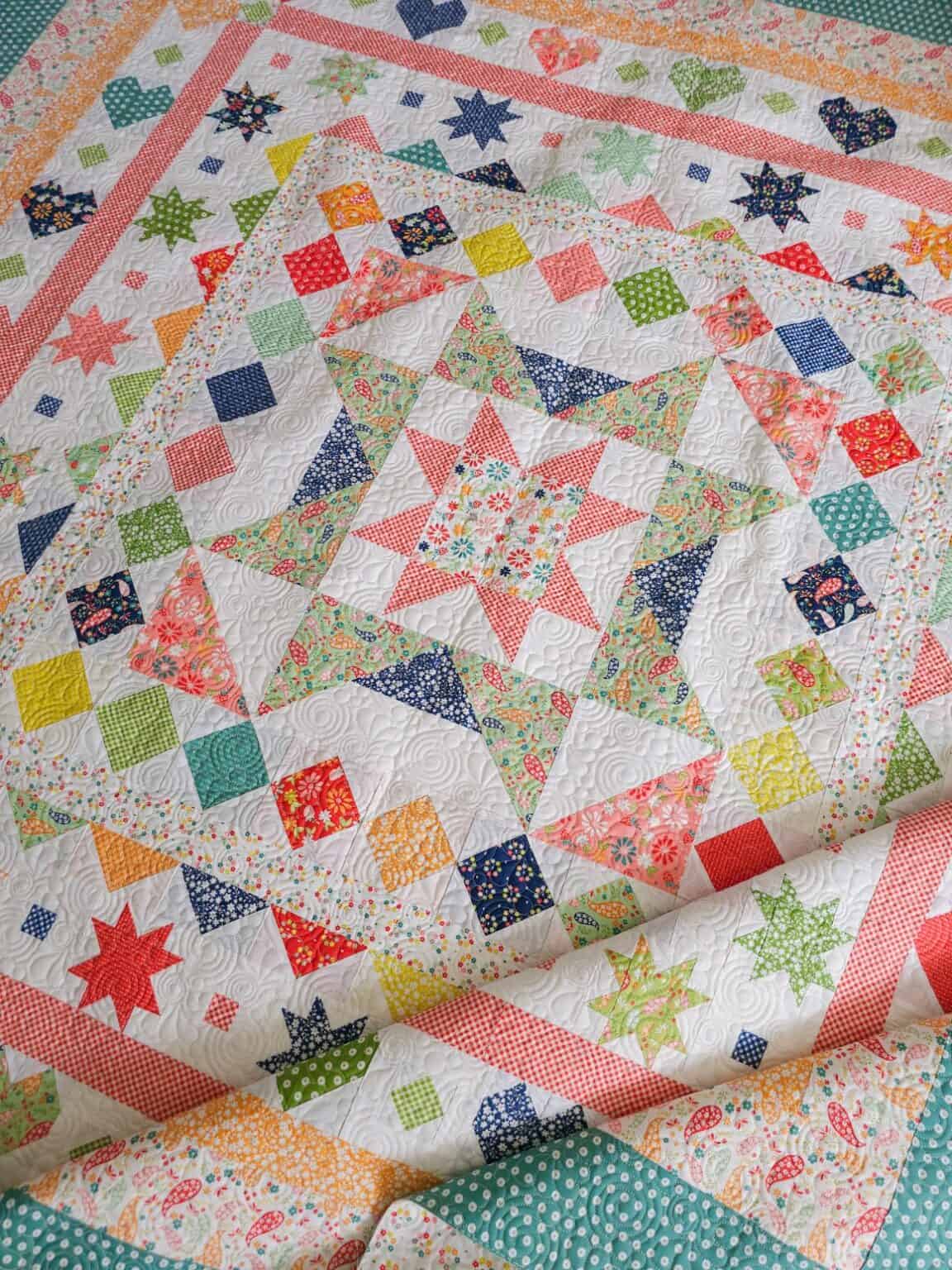 Raspberry Tea Quilt Pattern More Raspberry Summer Quilts - A Quilting Life