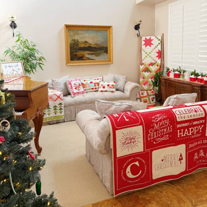 A Quilting Life Christmas Home Tour 2024 - A Quilting Life