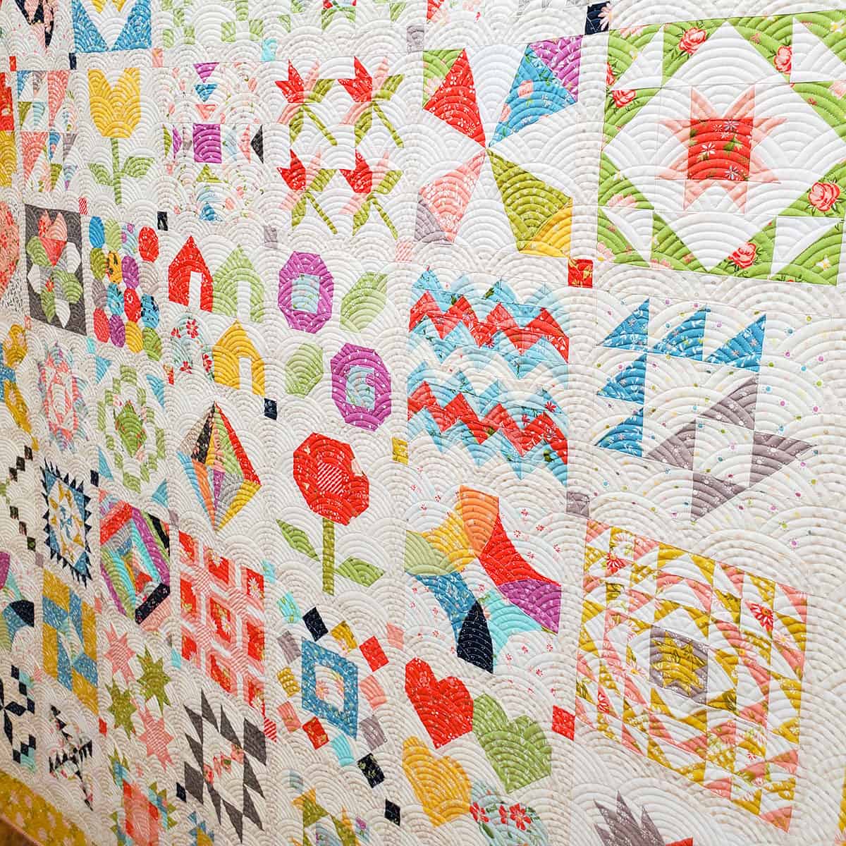 Blockheads quilt by Sherri from a Quilting Life