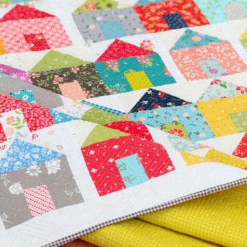 Village Quilt by Sherri of A Quilting Life