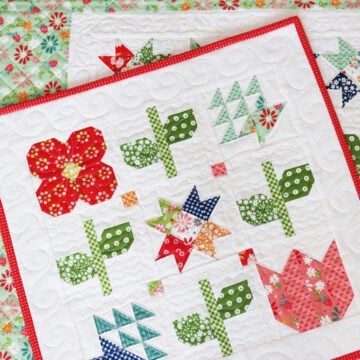 Harbor Mini Quilt by Sherri from A Quilting Life