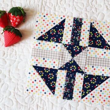 Moda Blockheads 6 Block 2 by Sherri McConnell from A Quilting Life