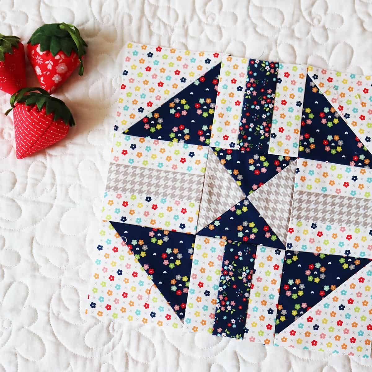 Moda Blockheads 6 Block 2 by Sherri McConnell from A Quilting Life