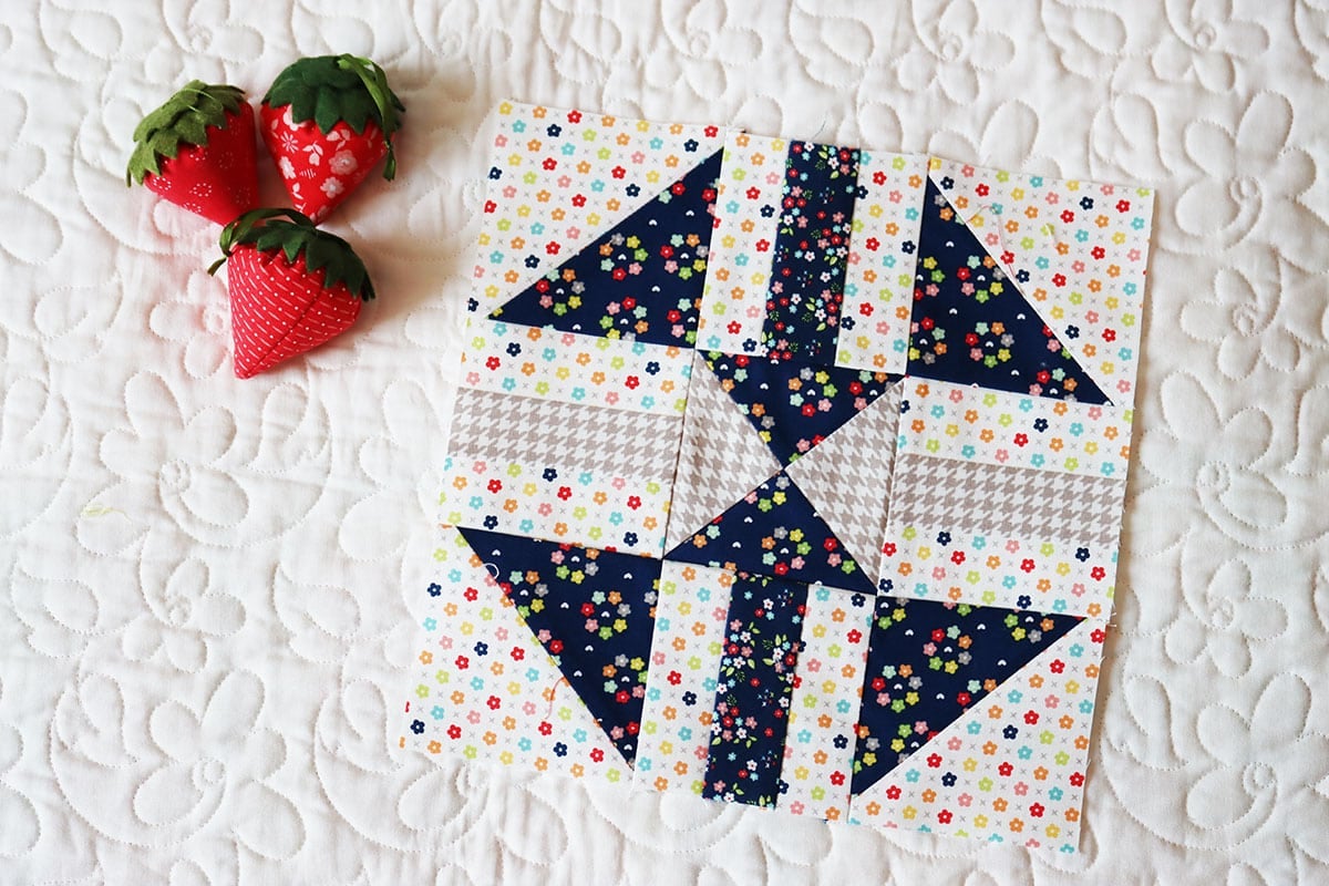 Moda Blockheads 6 Block 2 by Sherri McConnell from A Quilting Life