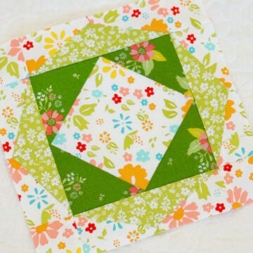 Moda Blockheads 6 block 4 pieced by Sherri McConnell of A Quilting Life
