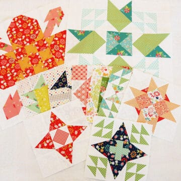 Moda Blockheads 6 blocks 1-10 by Sherri McConnell of A Quilting Life