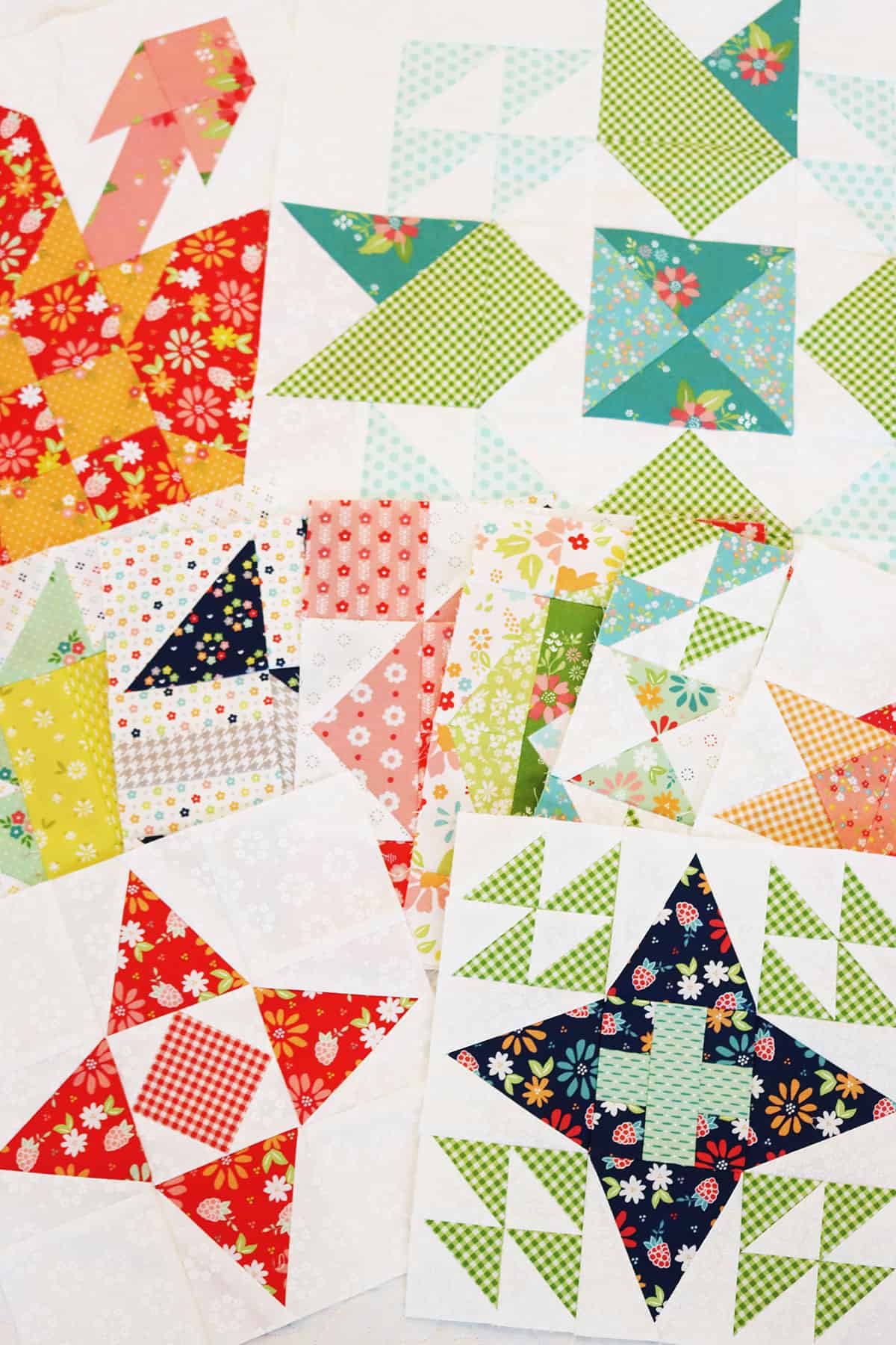 Moda Blockheads 6 blocks 1-10 by Sherri McConnell of A Quilting Life