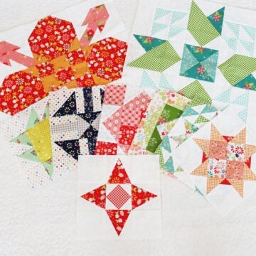 Moda Blockheads 6 Block 9 by Sherri McConnell of A Quilting Life