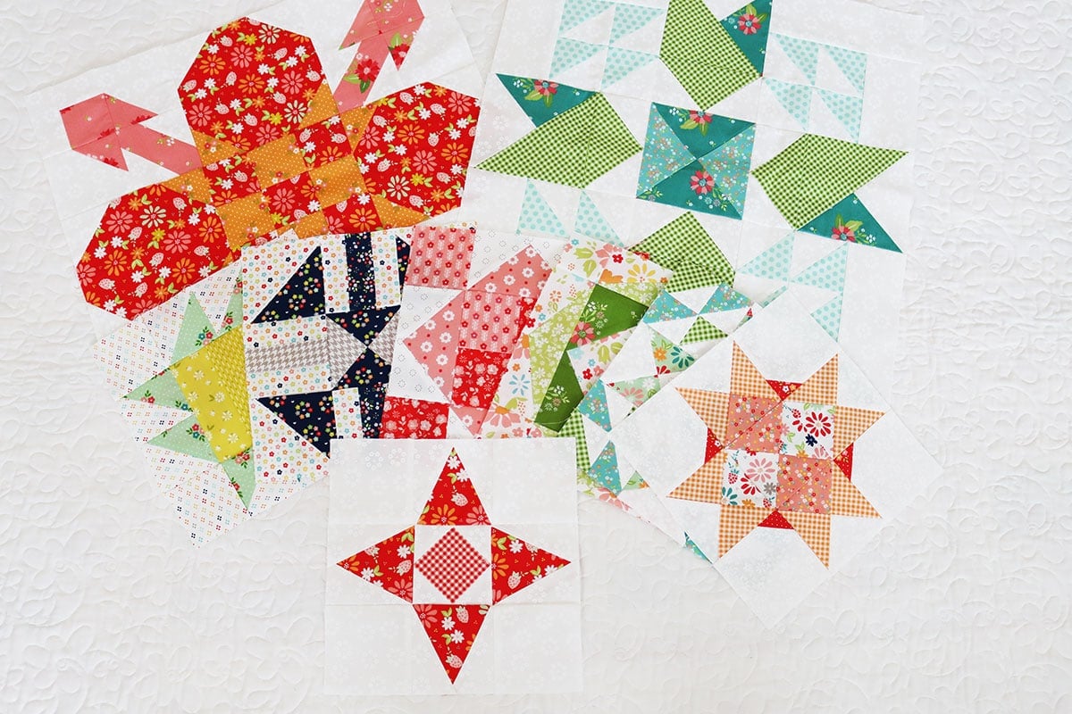 Moda Blockheads 6 Blocks 1-9 by Sherri McConnell of A Quilting Life