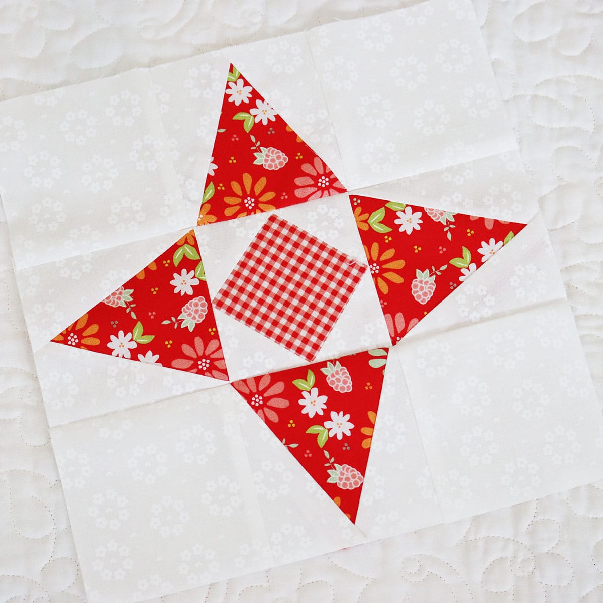 Moda Blockheads 6 Block9 by Sherri McConnell of A Quilting Life