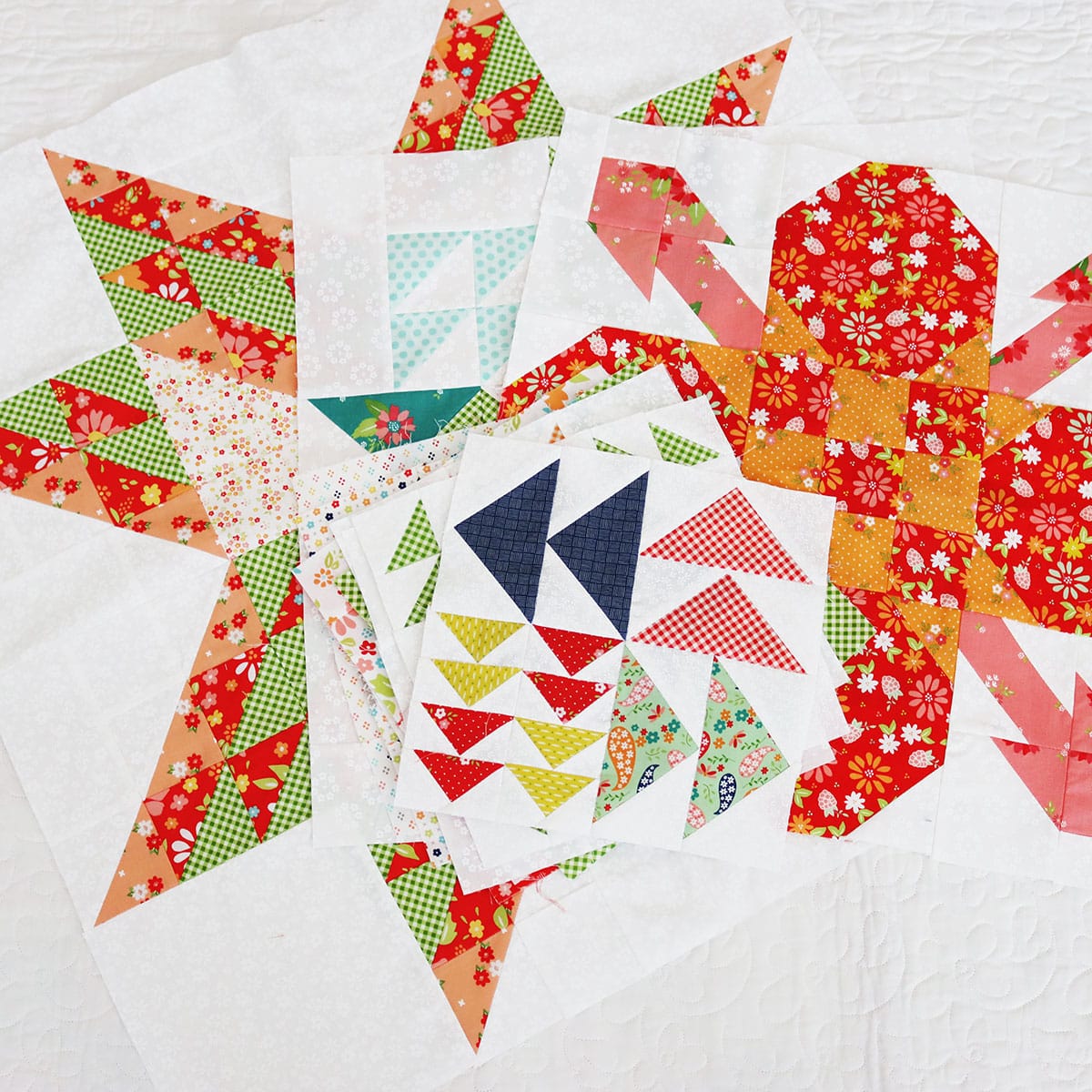 Moda Blockheads 6 blocks 1-12 by Sherri McConnell of A Quilting Life