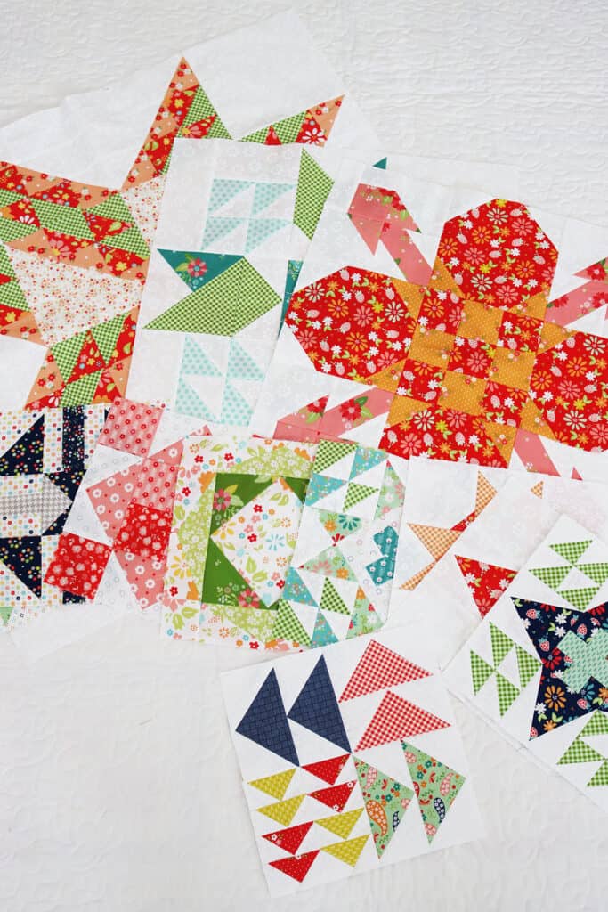 Moda Blockheads 6 blocks 1-12 by Sherri McConnell of A Quilting Life