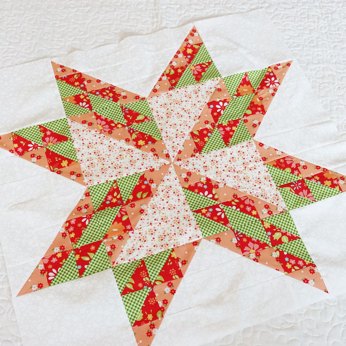 Moda Blockheads 6 block 11 by Sherri McConnell of A Quilting Life