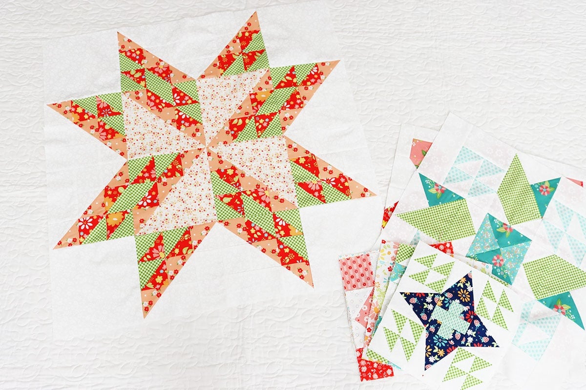 Moda Blockheads 6 blocks by Sherri McConnell of A Quilting Life