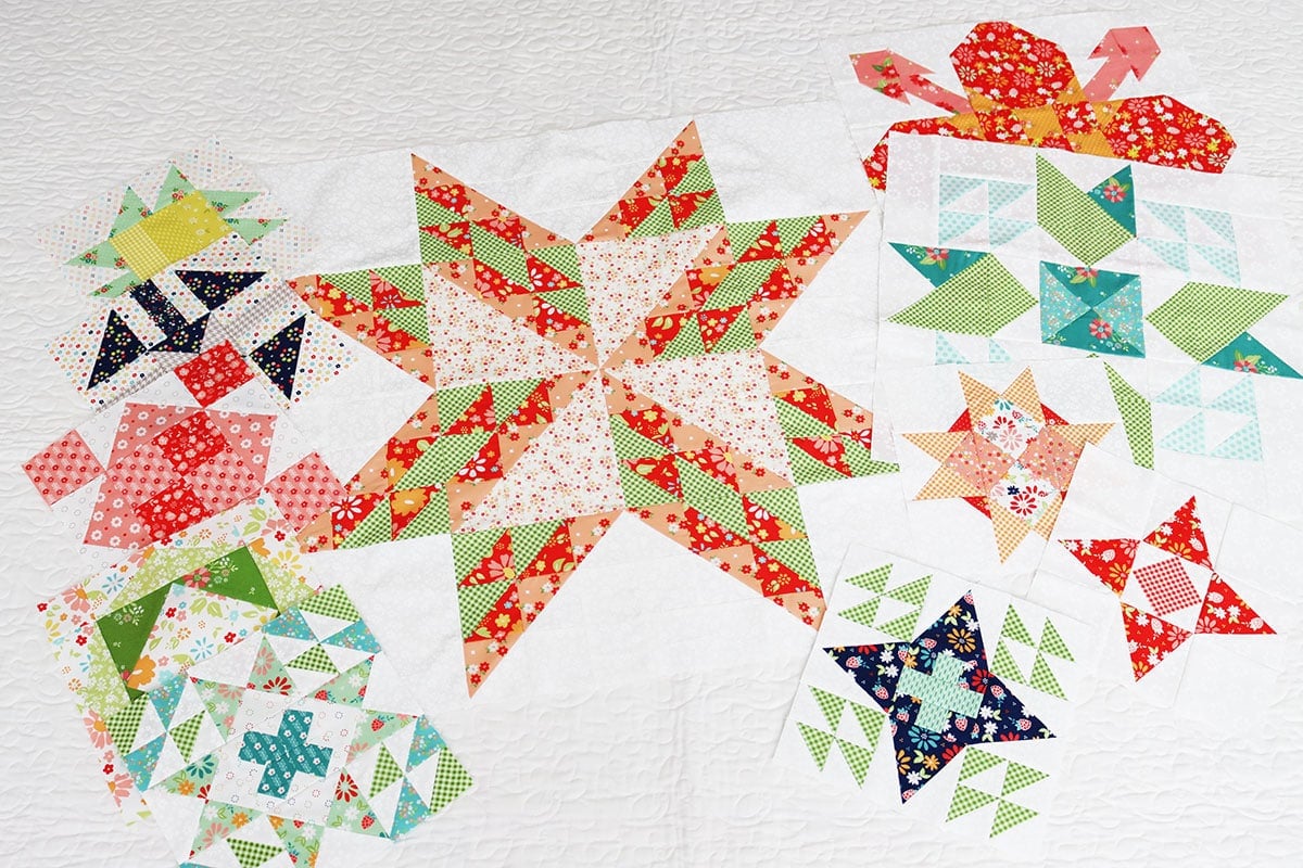 Moda Blockheads 6 blocks by Sherri McConnell of A Quilting Life