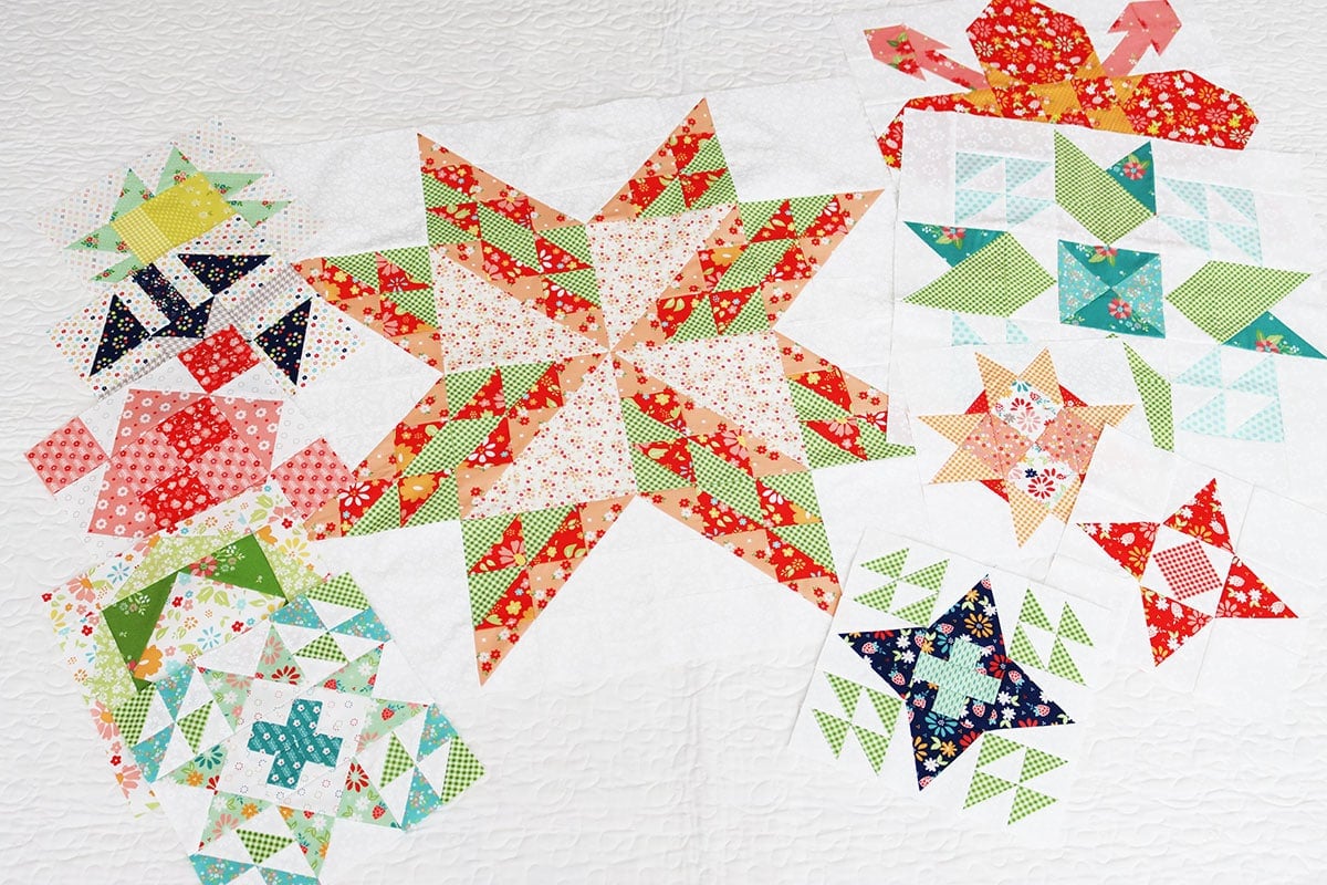 Moda Blockheads 6 blocks by Sherri McConnell of A Quilting Life