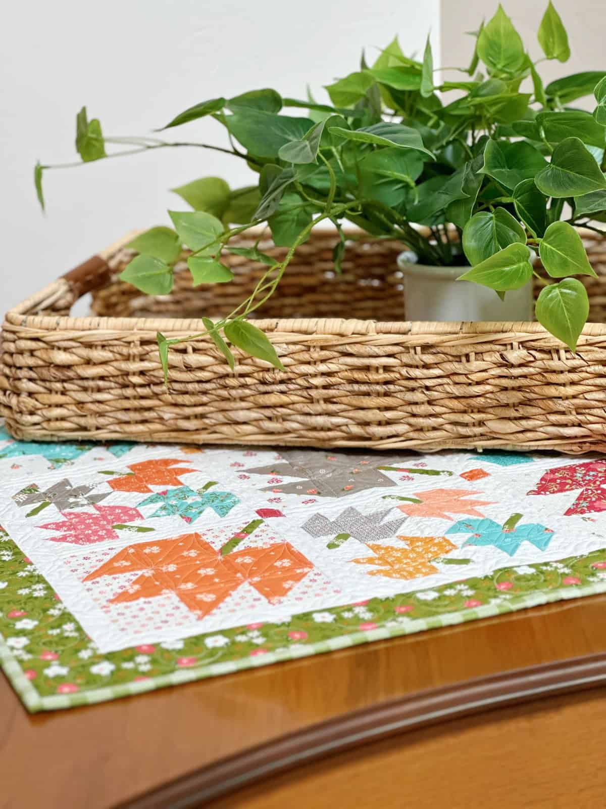 Maple Sky Mini in Bountiful Blooms Fabrics by Sherri from A Quilting Life