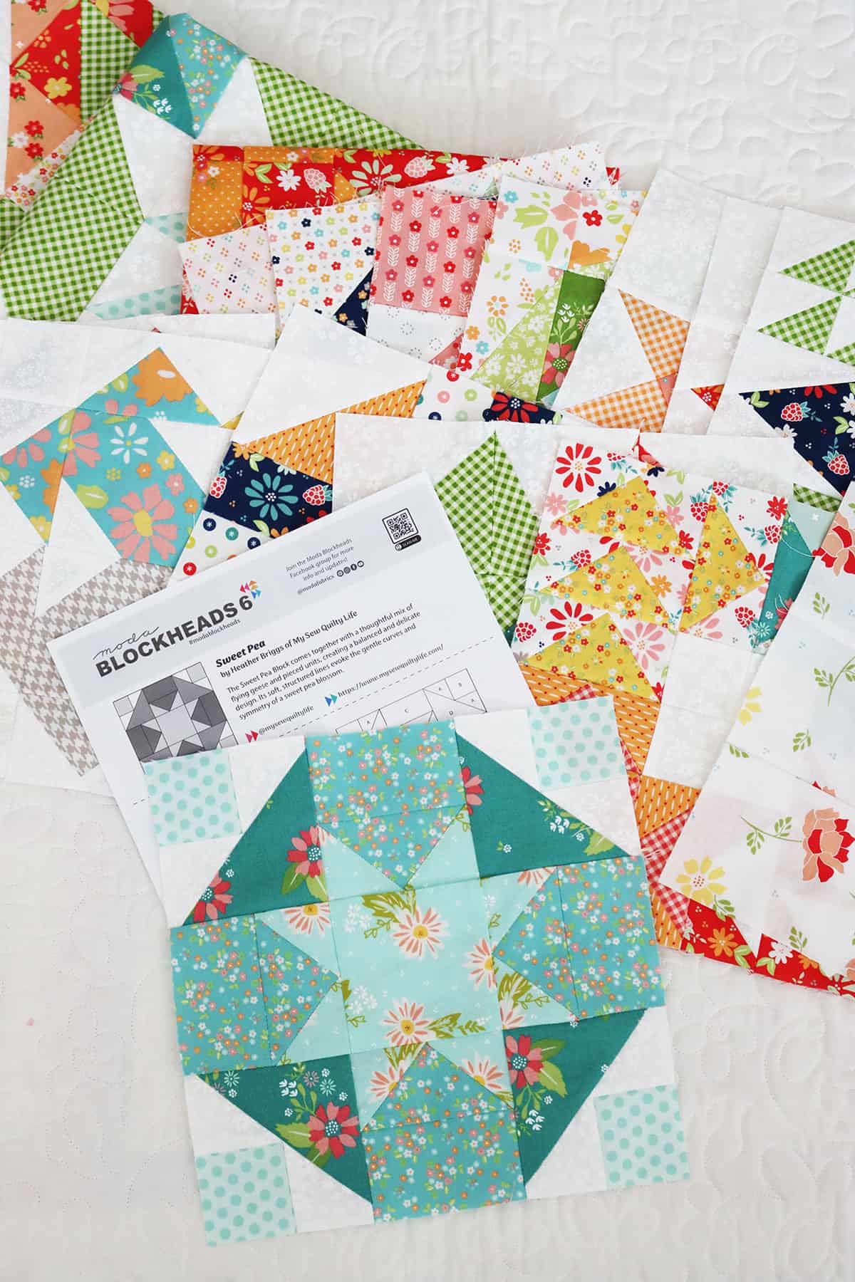 Moda Blockheads 6 blocks 1-18 by Sherri McConnell of A Quilting Life