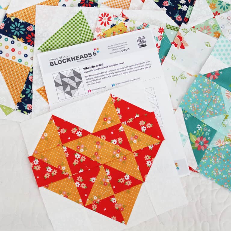 Moda Blockheads 6 Block 19 - A Quilting Life
