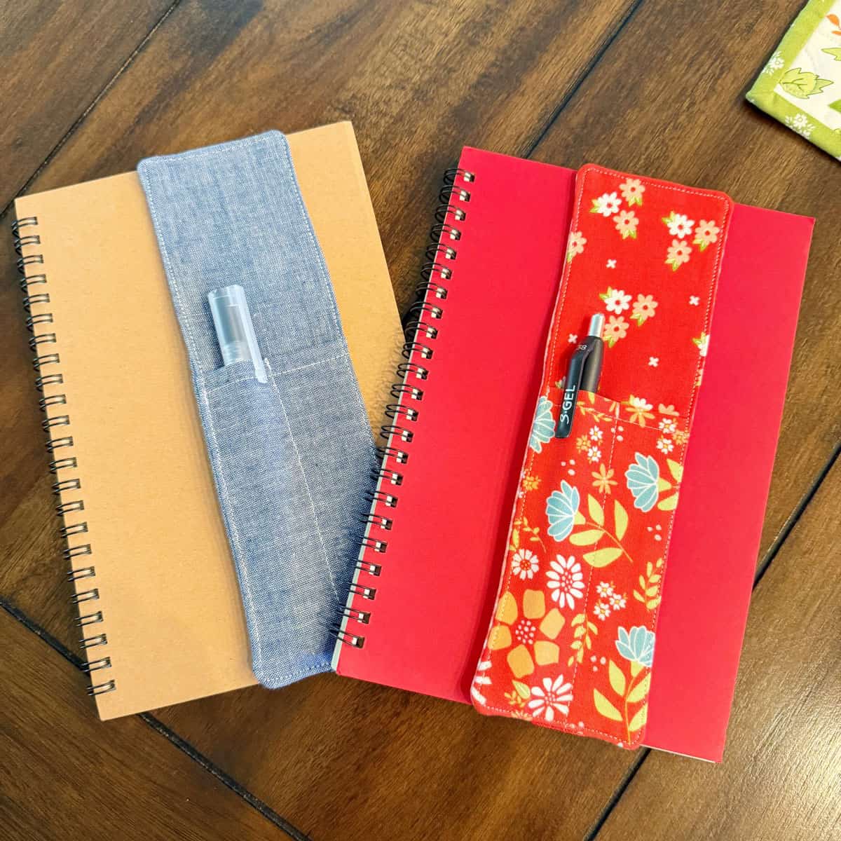 Bookmark Pen Holders in fabrics by Sherri & Chelsi for Moda Fabrics