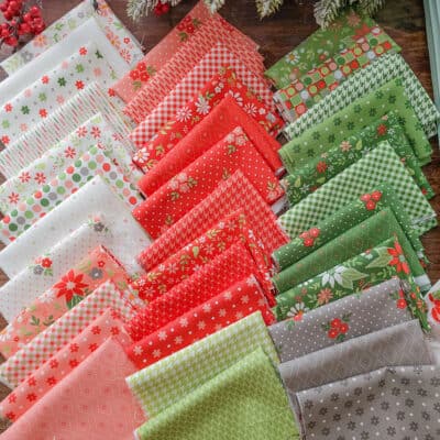 Poinsettia & Pear fabrics by Sherri & Chelsi for Moda Fabrics