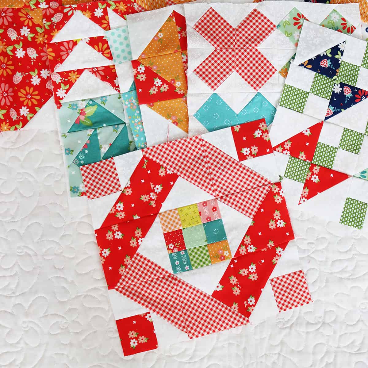 Moda Blockheads 6 Block 22 by Sherri McConnell of A Quilting Life