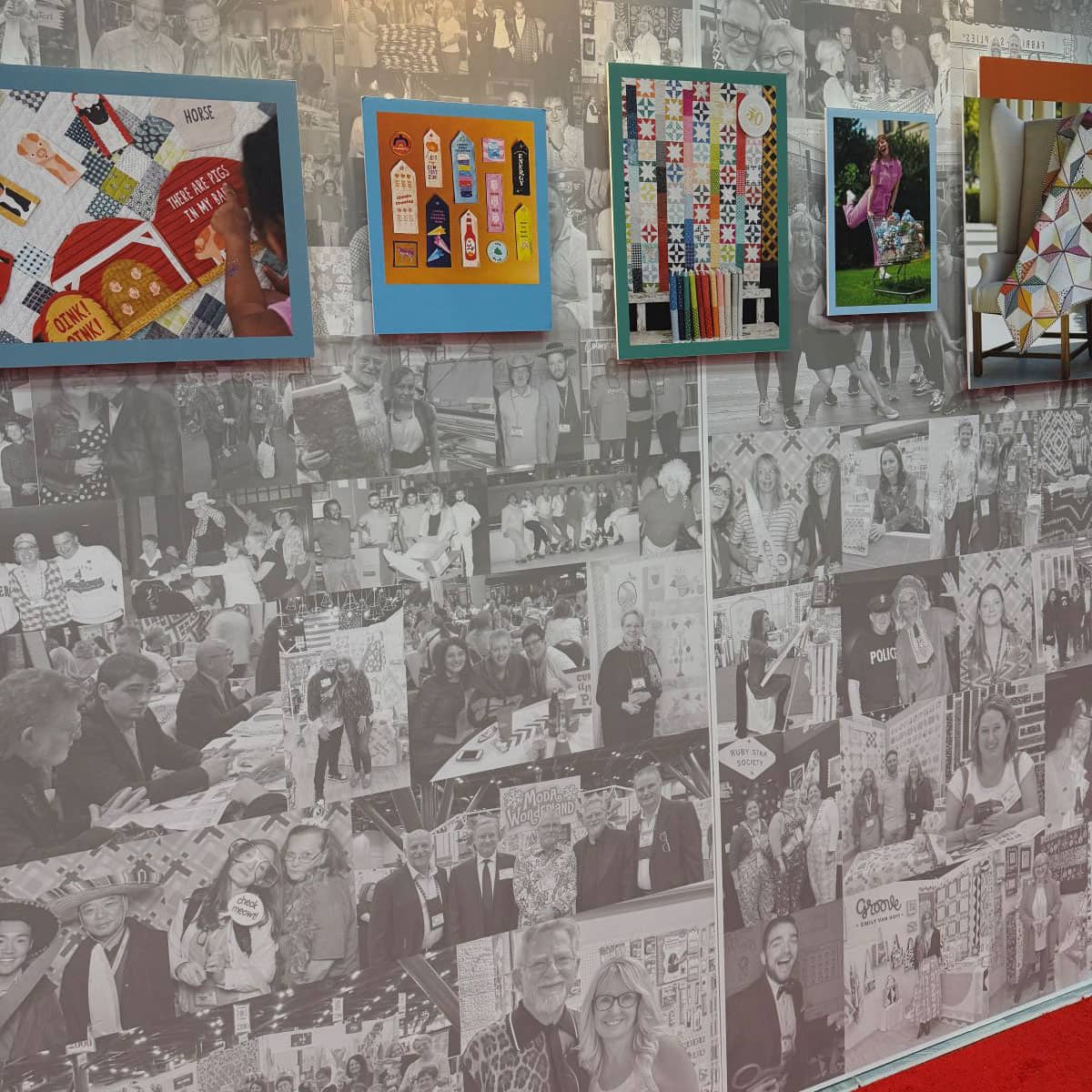 Moda Photo Wall International Quilt Market 2025
