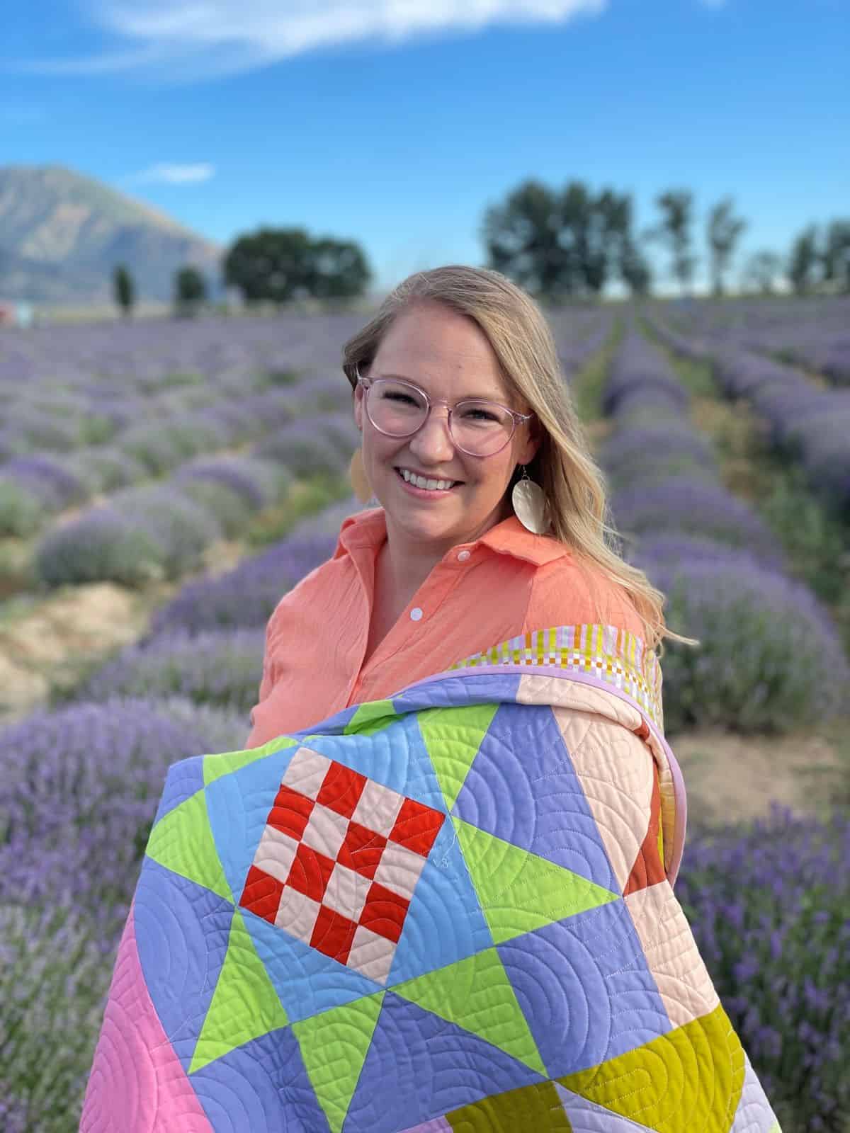 Kaitlyn Howell of Knot & Thread designs, guest on the A Quilting Life Podcast with Sherri McConnell