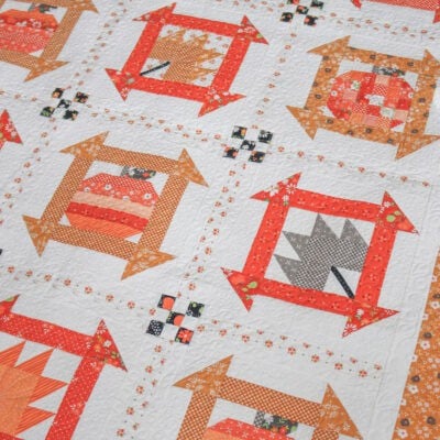 Fall Dash Quilt in Birch & Willow Fabrics by Sherri & Chelsi for Moda Fabrics