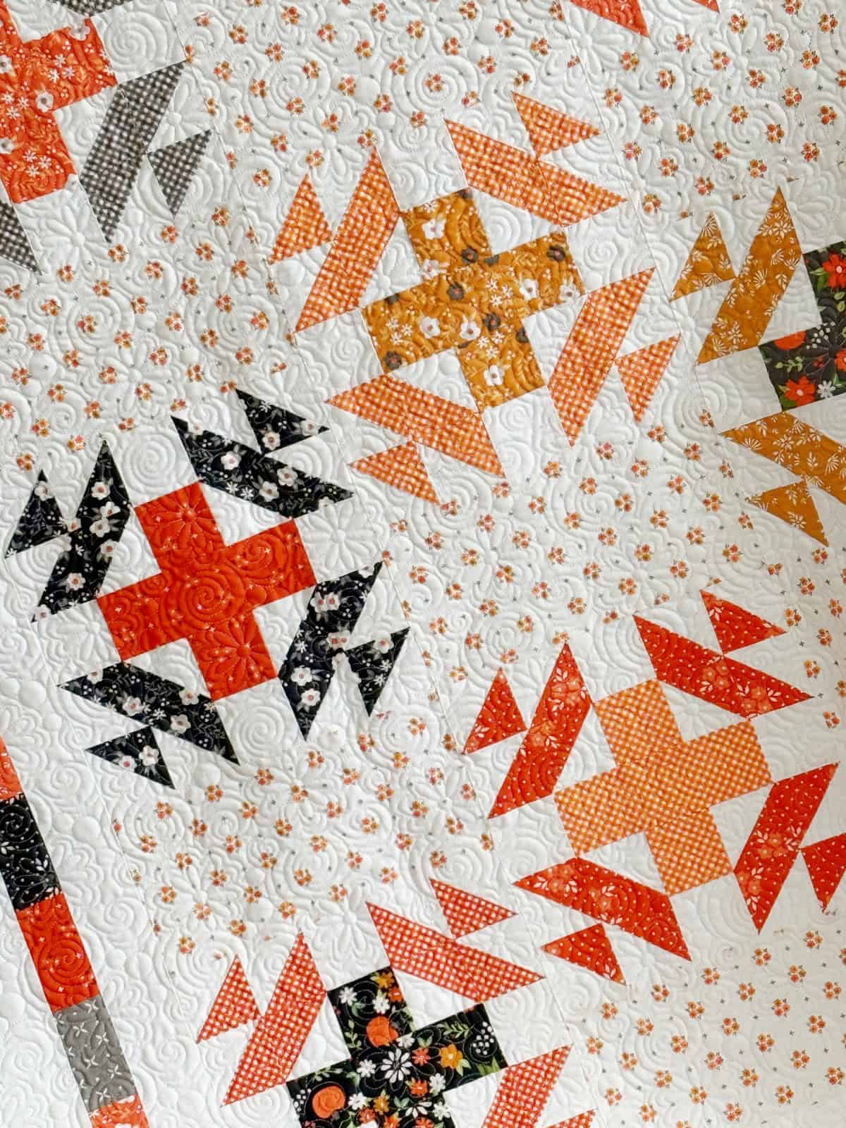 Crossroads quilt in Birch & Willow fabrics by Sherri & Chelsi for A Quilting Life