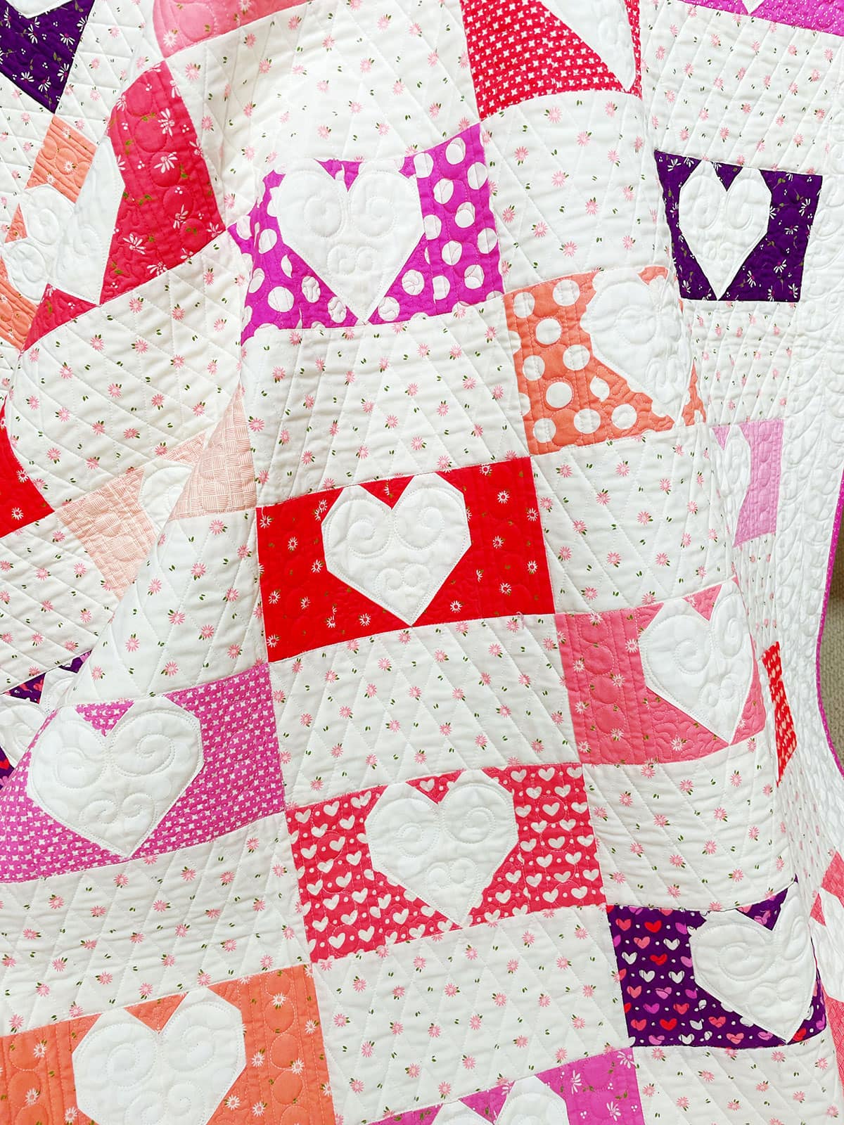 Love Letters quilt by Sherri McConnell of A Quilting Life