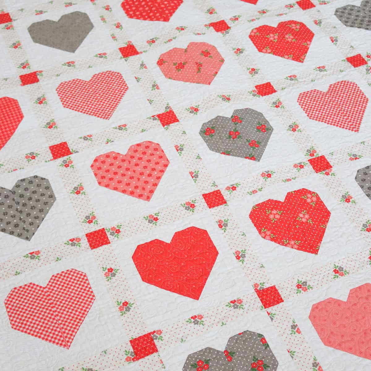 Lovely Quilt with two sizes by Sherri of A Quilting Life