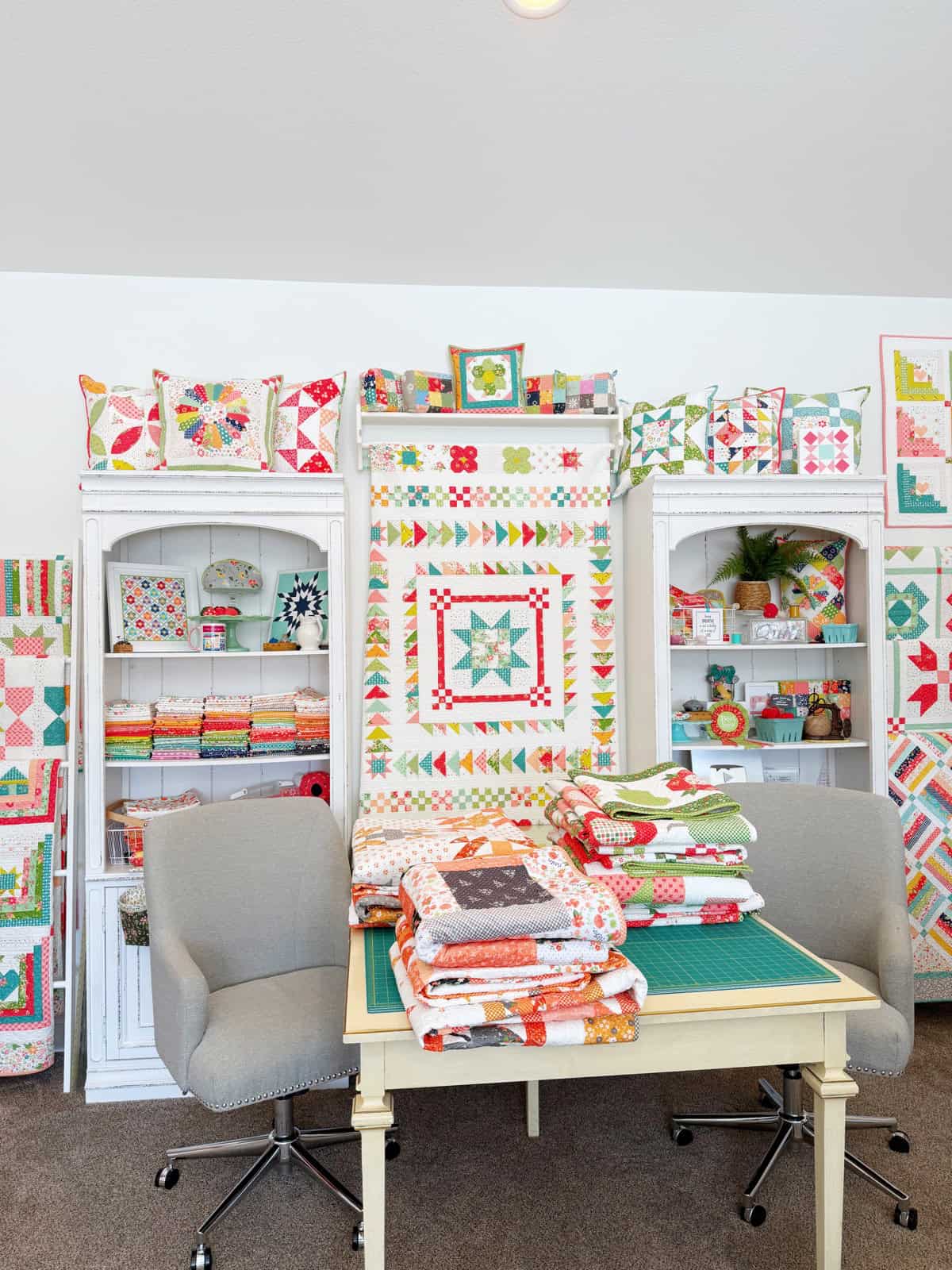 A Quilting Life Podcast studio January 2026