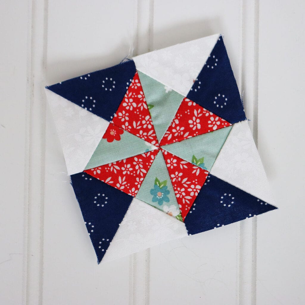 Spring Block Fabric Sewcialites 3 Block 4: Spring Wind - A Quilting Life