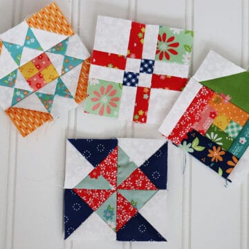 Sewcialites 3 blocks by Sherri McConnell of A Quilting Life