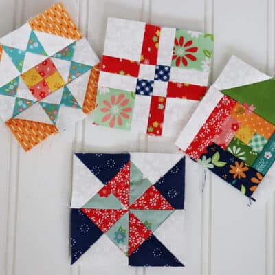 Sewcialites 3 blocks by Sherri McConnell of A Quilting Life