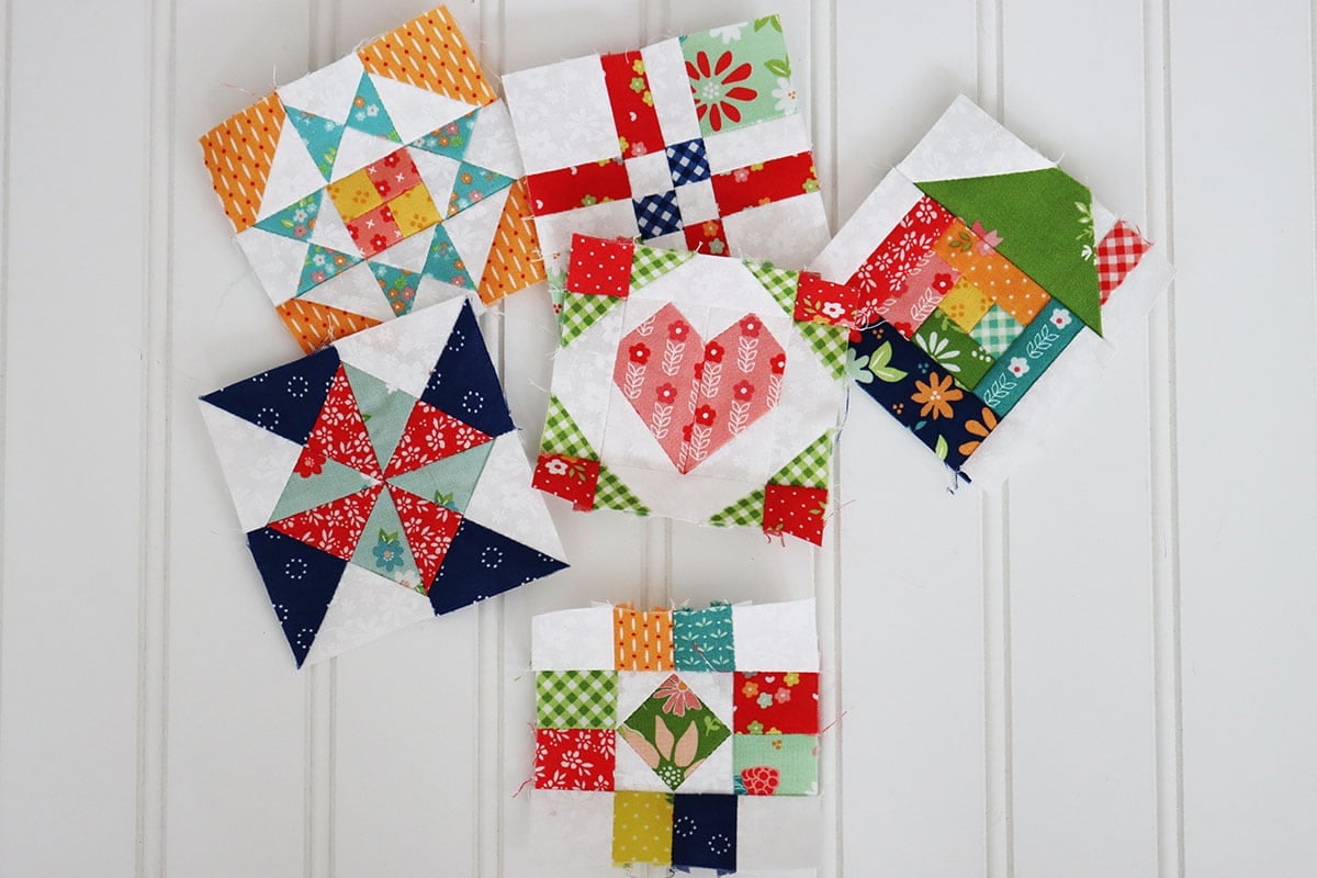 Sewcialites 3 Block 6: Window Seat block pieced by Sherri McConnell of A Quilting Life