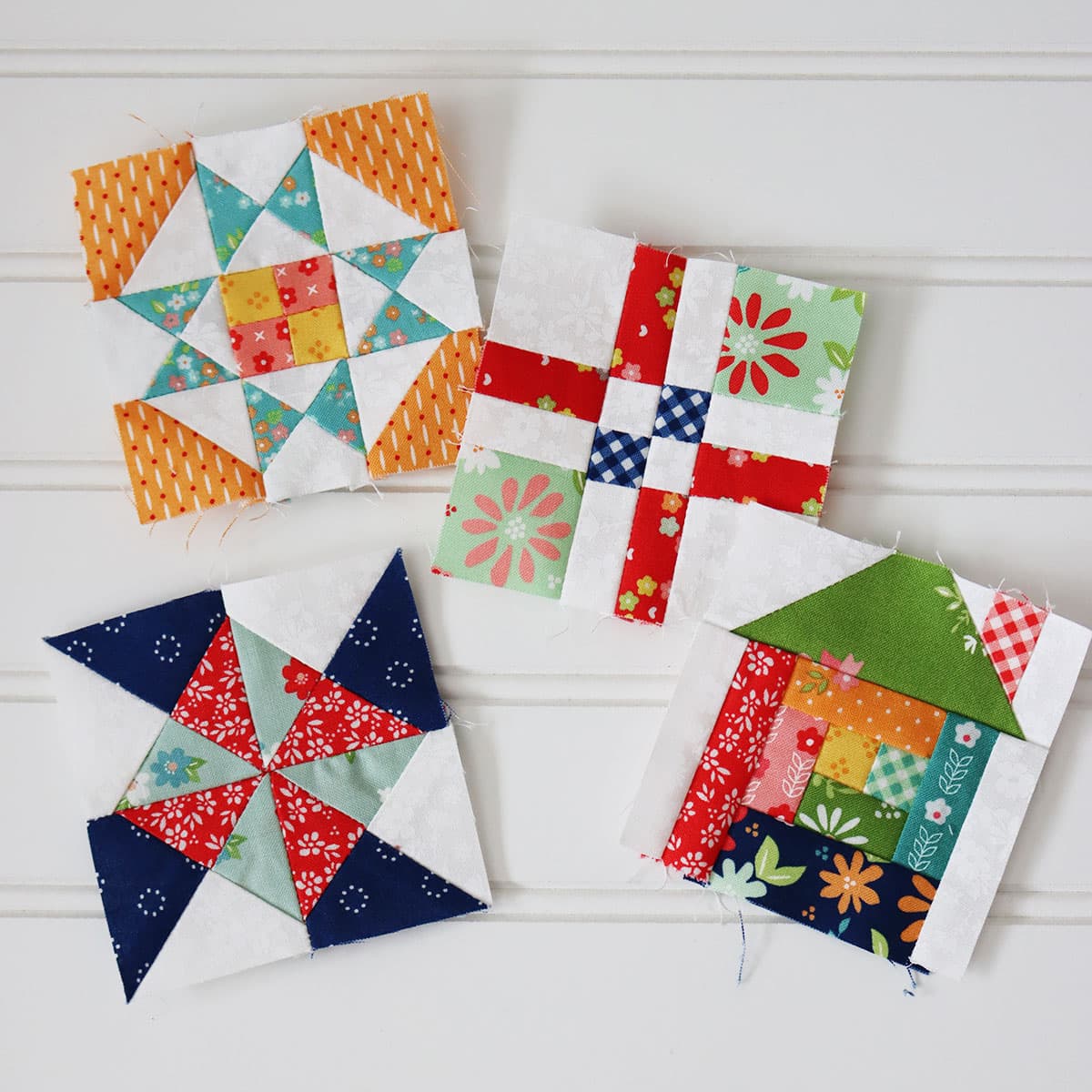 Sewcialites 3 blocks by Sherri McConnell of A Quilting Life