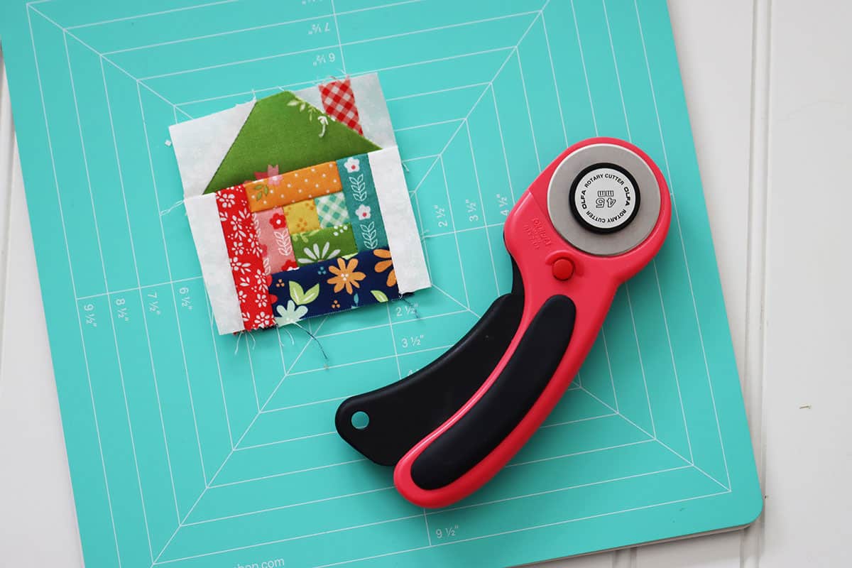 Sewcialites block 3 sewn by Sherri McConnell of A Quilting Life