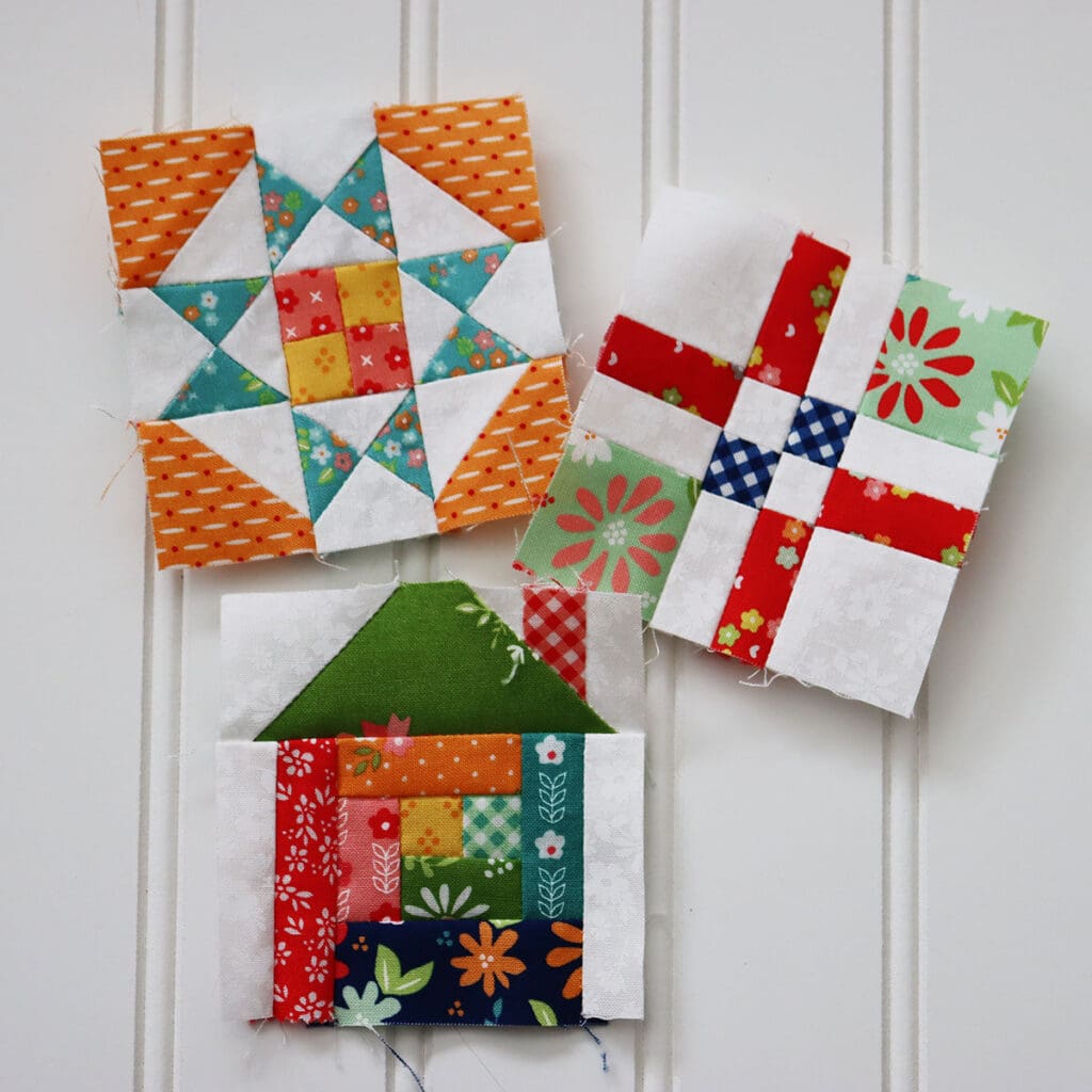 Sewcialites 3 Blocks 1-3 by Sherri McConnel of A Quiting Life