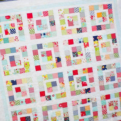 County Fair Lap Quilt by Sherri from A Quilting Life
