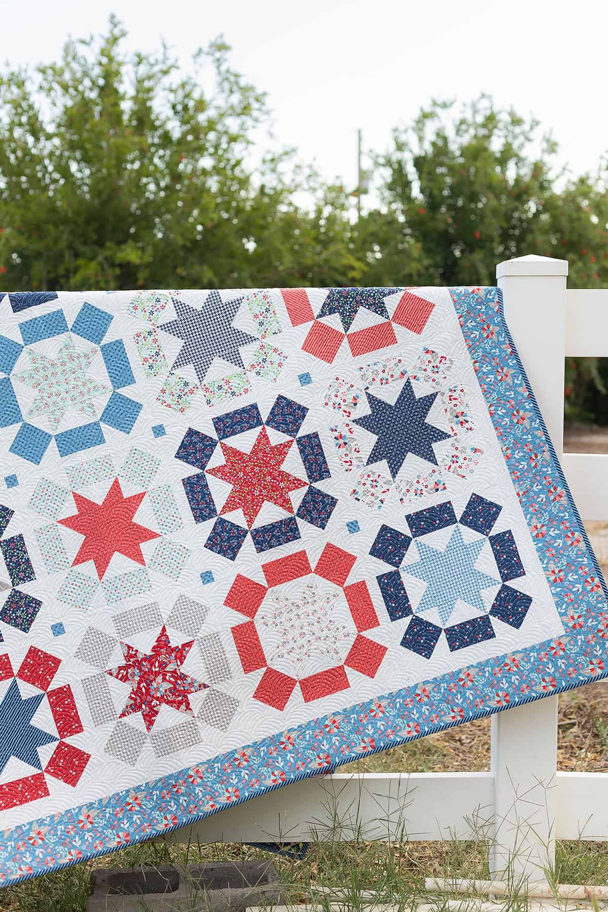 Game Day Quilt in Midsummer Fabrics by Sherri & Chelsi for Moda Fabrics