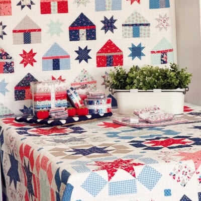 Our Town and Game Day Quilts in Midsummer by Sherri & Chelsi for Moda Fabrics