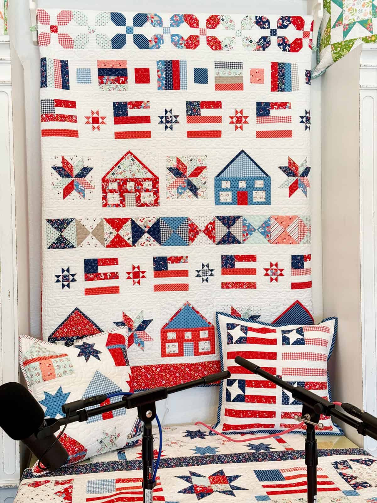 A Quilting Life Podcast Table for Episode 169 with Sherri from A Quilting Life and Chelsi of Chelsi Stratton Designs