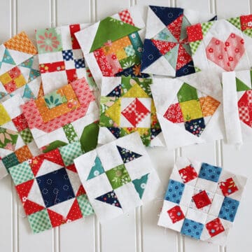 Sewcialites 3 Block 13 in Midsummer Fabrics by Sherri & Chelsi for Moda
