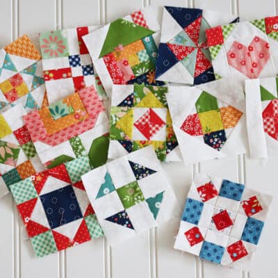 Sewcialites 3 Block 13 in Midsummer Fabrics by Sherri & Chelsi for Moda