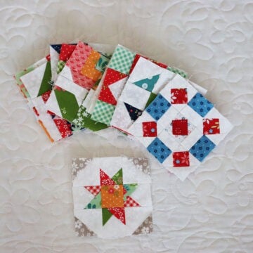 Sewcialites 3 Blocks 1-14 pieced by Sherri of A Quilting Life in Sherri & Chelsi fabrics for Moda Fabrics