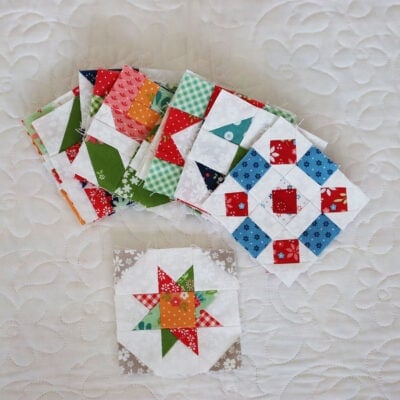 Sewcialites 3 Blocks 1-14 pieced by Sherri of A Quilting Life in Sherri & Chelsi fabrics for Moda Fabrics