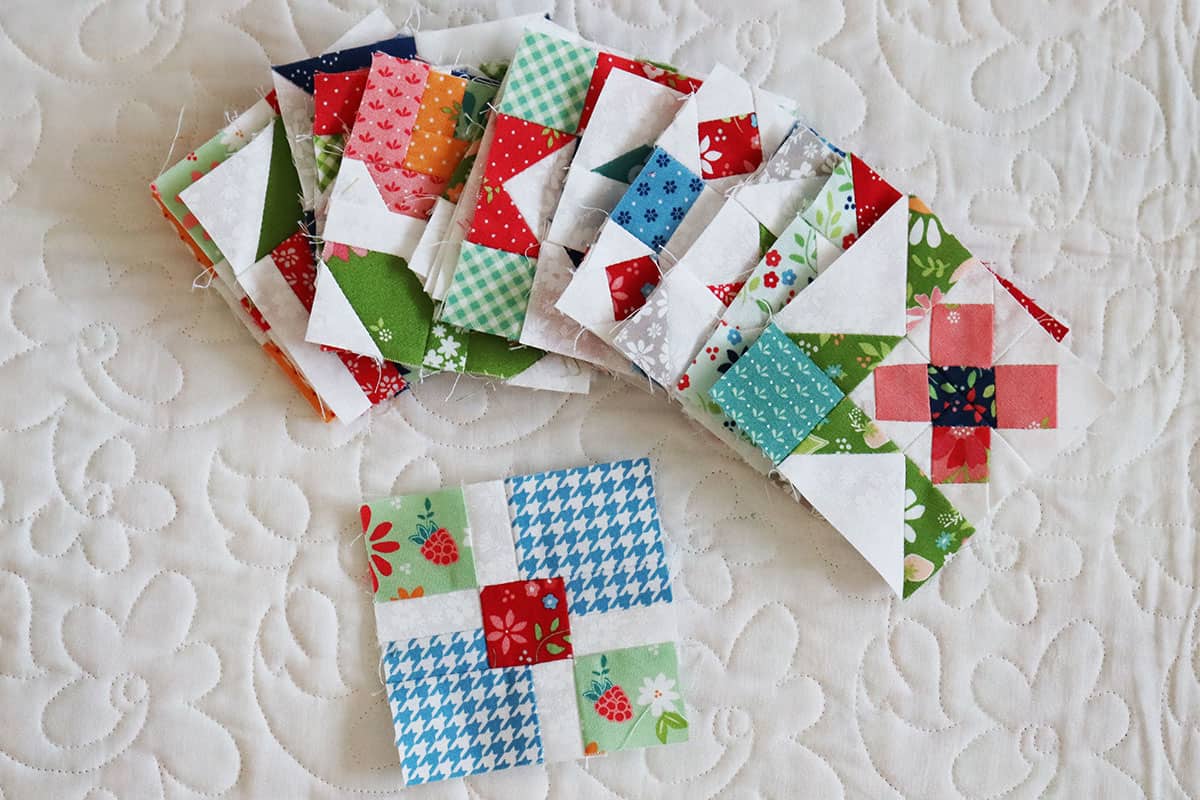 Sewcialites 3 Blocks by Sherri McConnell of A Quilting Life