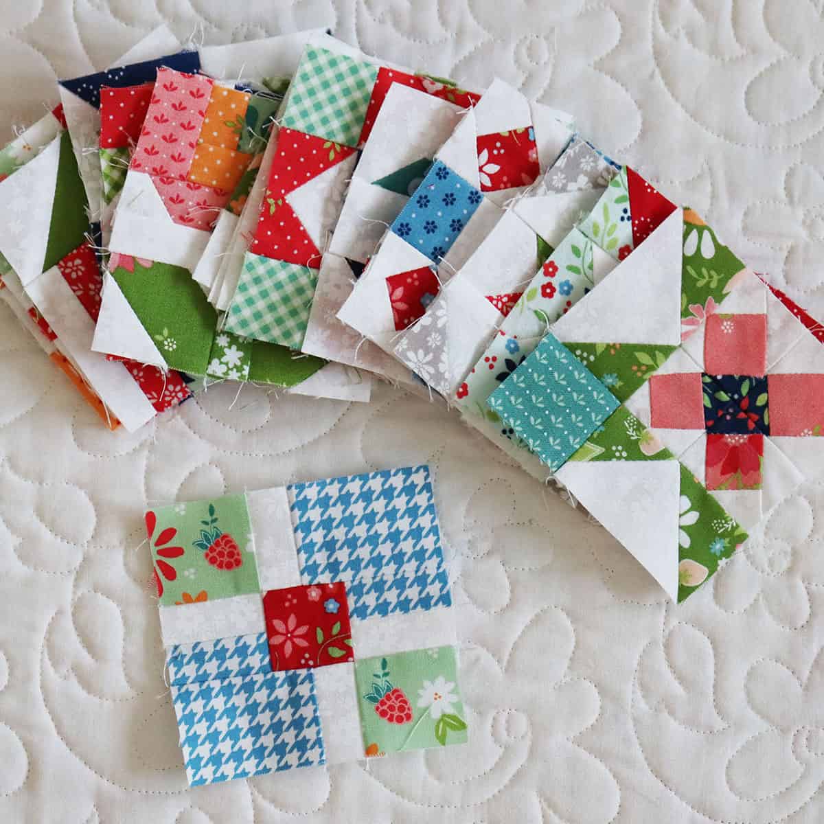 Sewcialites 3 Blocks by Sherri McConnell of A Quilting Life